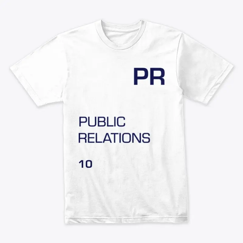 PR t-shirt  - 000060 on white